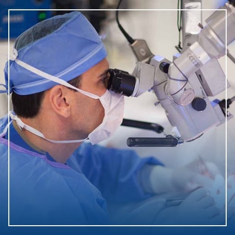Board-certified ophthalmologist performing laser-assisted cataract surgery at Carolina Eyecare Physicians in Bluffton, South Carolina